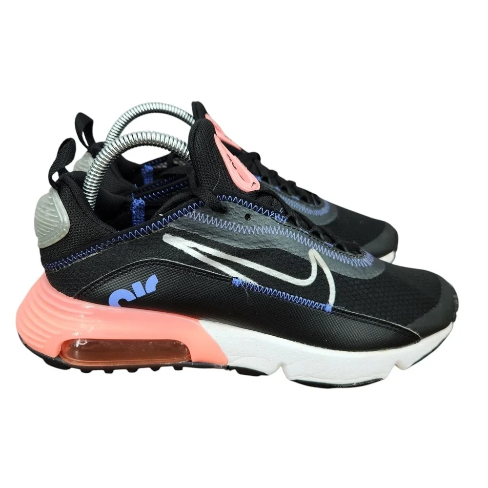 Nike Air Max 2090 GS Running Shoes Boys 6.5 Y Black Sneakers Trainers CJ4066-011